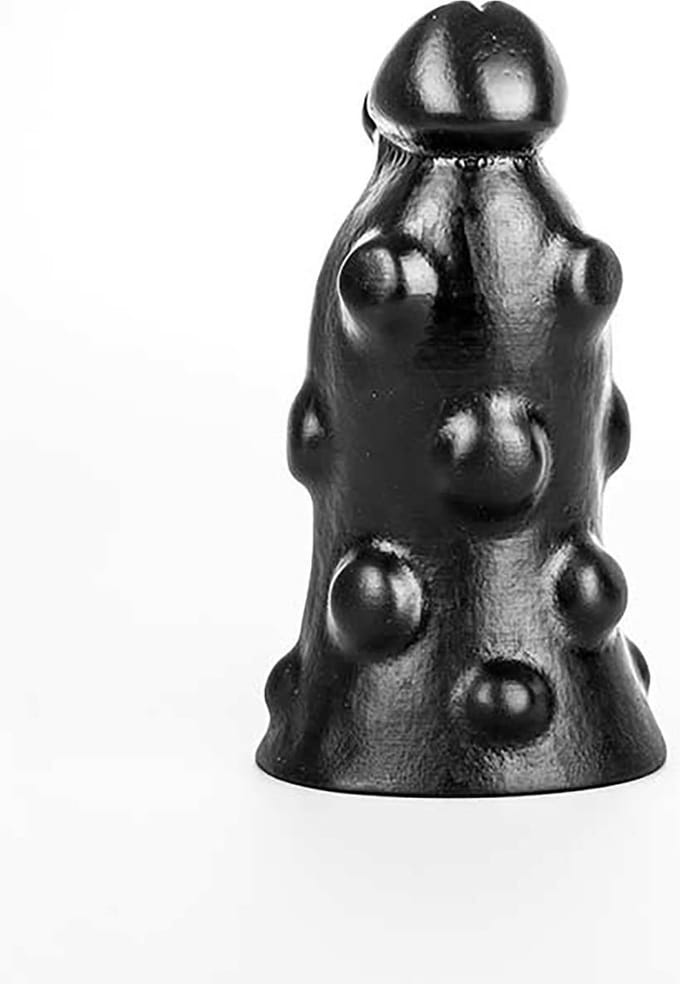 Bubble Toys - PokPok - Anaal Dildo - Zwart - Vier maten Large