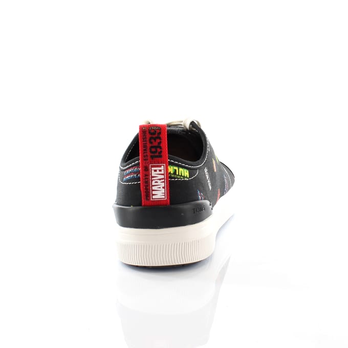 Toms x Marvel Trvl Lite Low Heren Zwarte Trainers