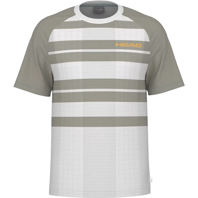 HEAD Performance T-shirt Heren-Wit,Beige