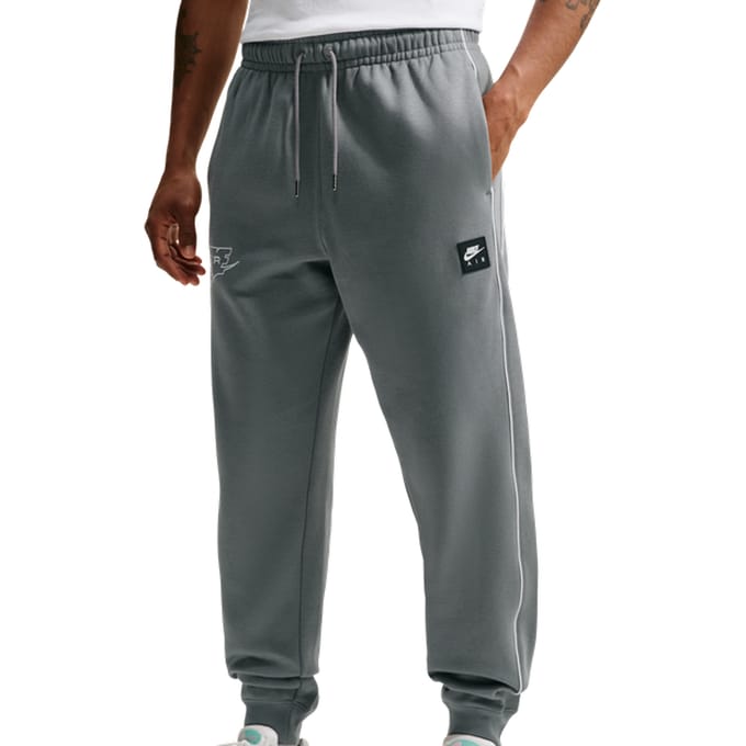 Nike fleece Broeken Heren - Grijs - Maat M - Katoen Jersey