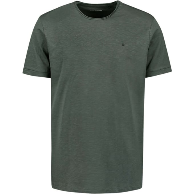 No Excess T-shirt crewneck slub dark steel