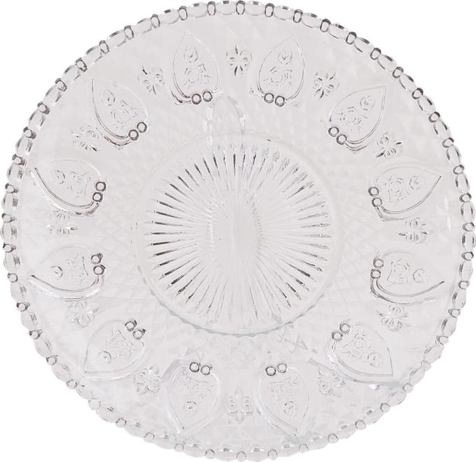 Clayre & Eef Dinerbord Ø 22 cm Glas