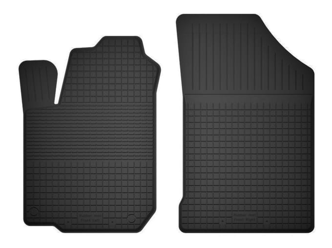 Wielganizator BasicProtect Serie - Rubber Automatten - Voorkant - Hyundai SantaFe II - 1,5 cm Rand