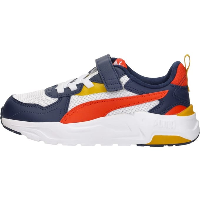 PUMA Trinity Lite AC+ PS Unisex Sneakers - PUMA White-Fierce Red-Persian Blue