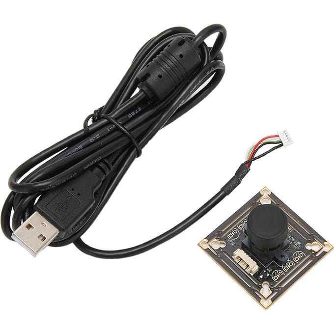 USB-cameramodule 1080P 90 graden groothoek 2MP PX HD-cameramodule voor binnenshuis industrie black