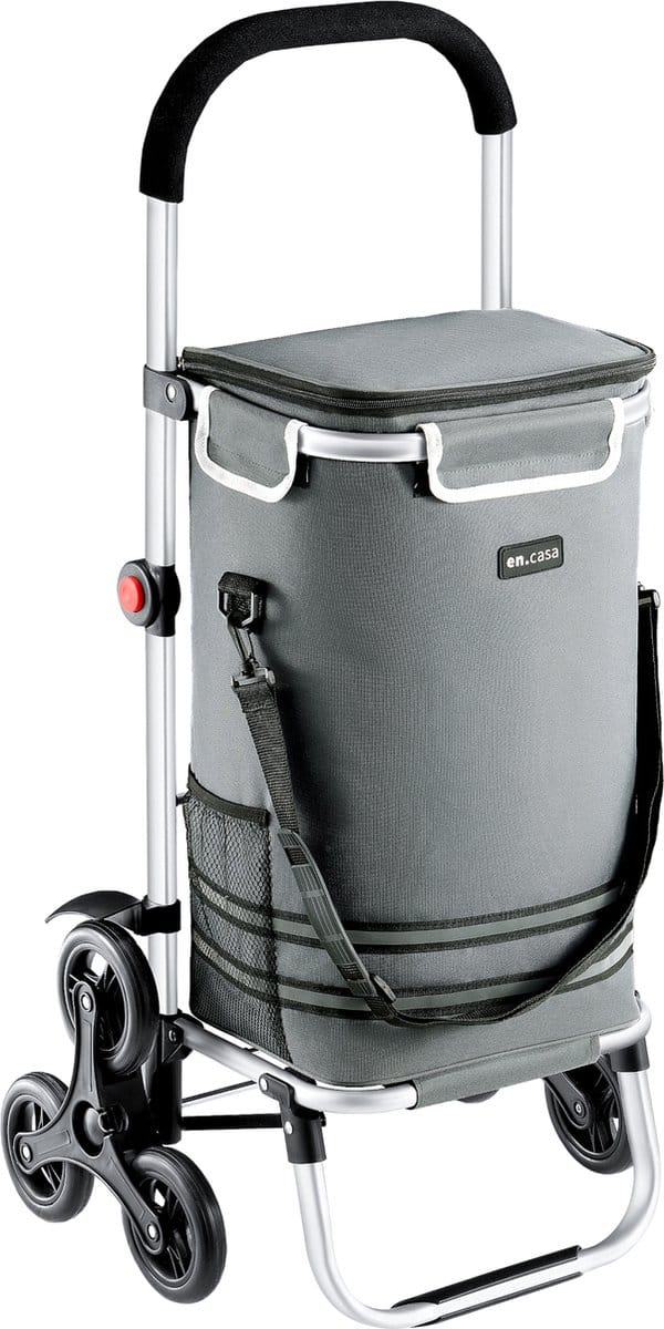 Boodschappentrolley Neef 100x45x36 cm donkergrijs