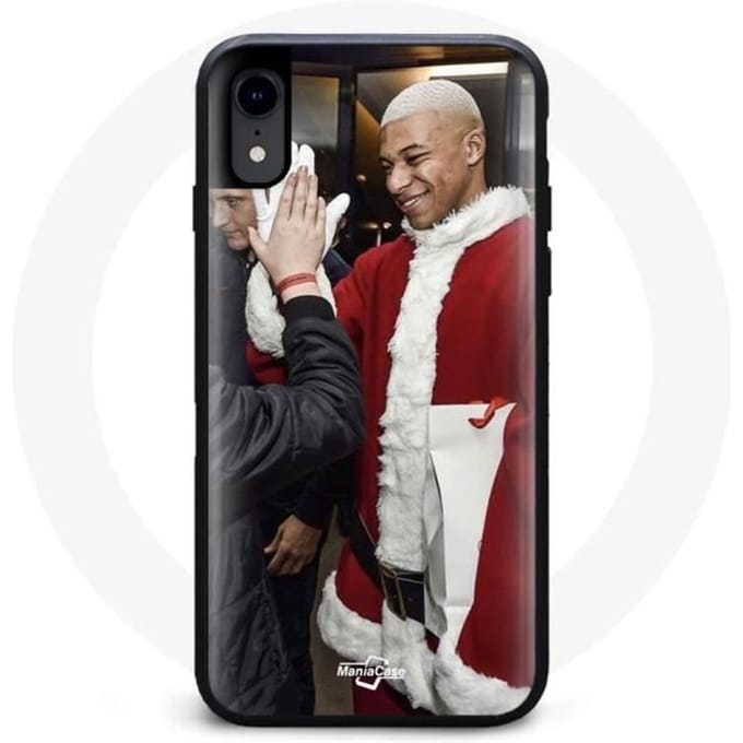 Coque pour Iphone XS Mbappé Foot Joyeux noël