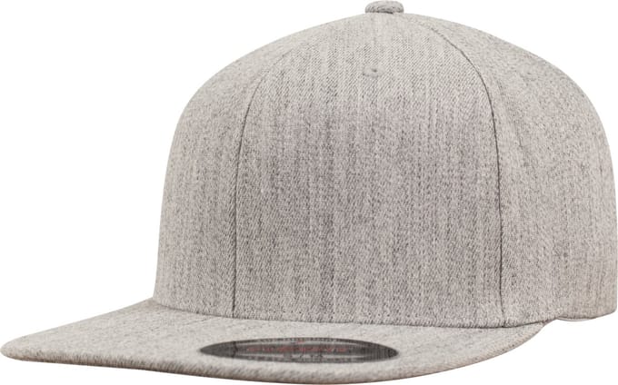 FLEXFIT Pet Flexfit Flat Visor FL6277FV - Heather - L/XL