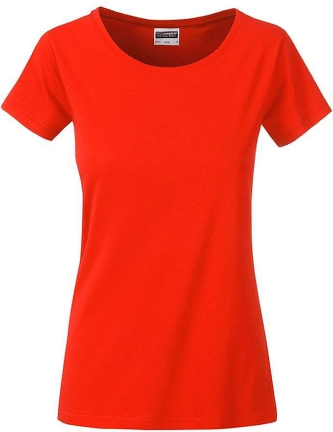 James and Nicholson Dames/dames Basic Organic Katoenen T-Shirt (Grenadine)