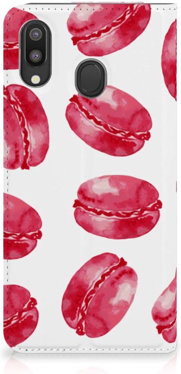Samsung Galaxy M20 Flip Style Cover Pink Macarons