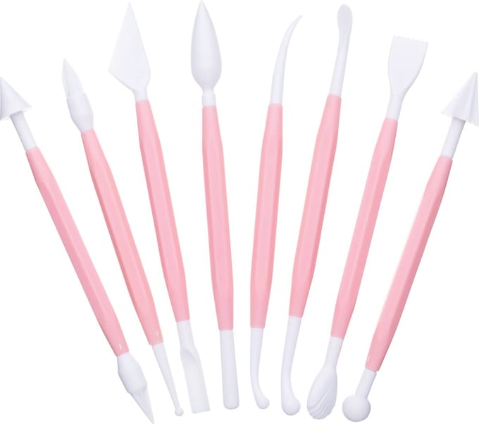 KitchenCraft Modelleer gereedschap - set van 8 - Sweetly Does It | Kitchen Craft