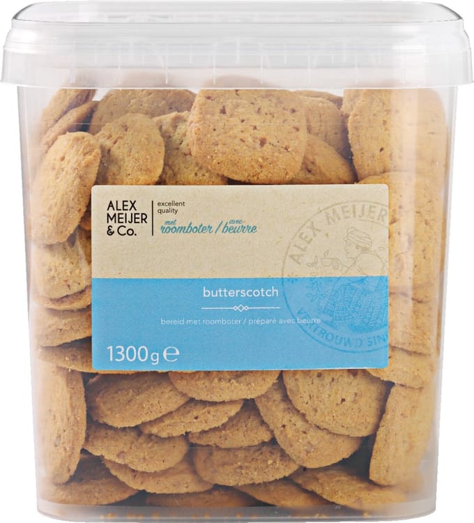 Alex Meijer Koekemmer butterscotch - Emmer 1,3 kilo