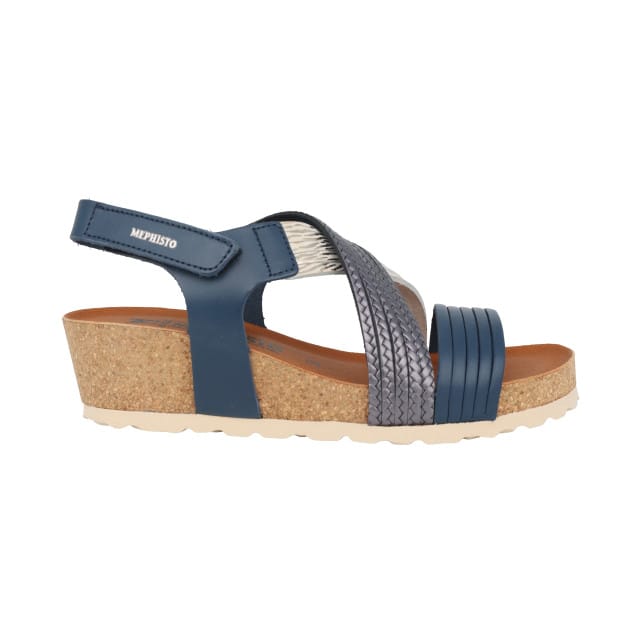 Mephisto Renza - dames sandaal - Blauw - maat 42 (EU) 8 (UK)