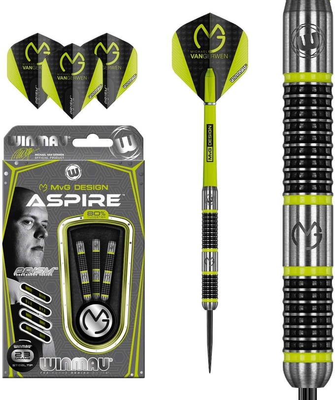 Winmau Michael van Gerwen Aspire 80% - Dartpijlen