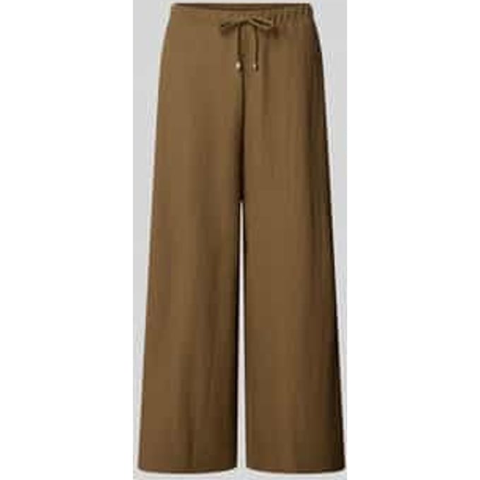 Loose fit broek met kreukeleffect