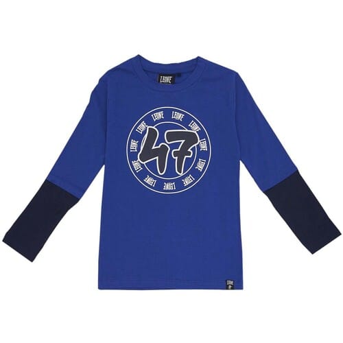 T-Shirt Lange Mouw Leone 1947 Boy Long Sleeves Welcome