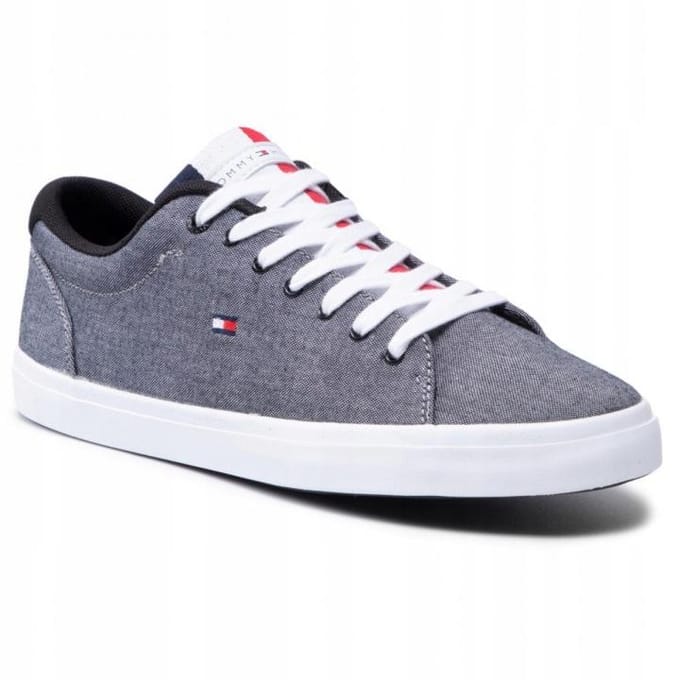 Tommy Hilfiger herenschoenen Essential Chambray Vulcanized FM0FM03472-BDS 43 gray