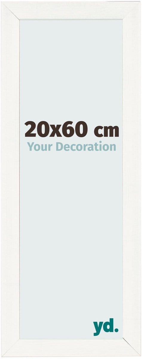Your Decoration - Fotolijst 20x60 cm - MDF - Wit Geveegd - Pisa