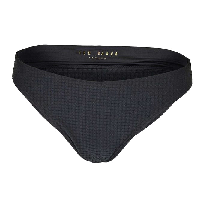 Ted Baker Waffel-hipster-bikinibroekjes voor dames (Zwart)