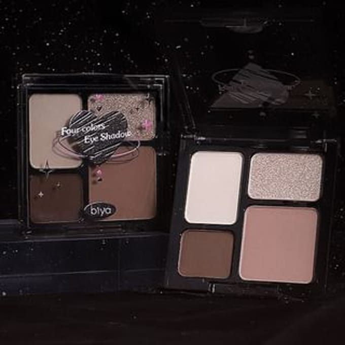 biya  - Cold Tipsy Eyeshadow Palette - 5 Types 04# Dark Smoke - 6g