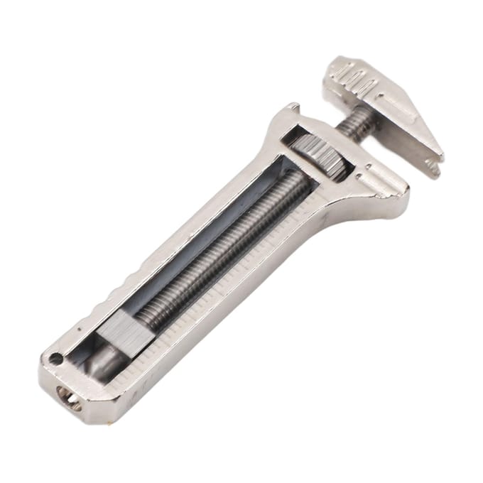 Multitool Sleutel Flesopener Schroevendraaier Draagbaar Multifunctioneel Compact Ti Legering EDC Zak white