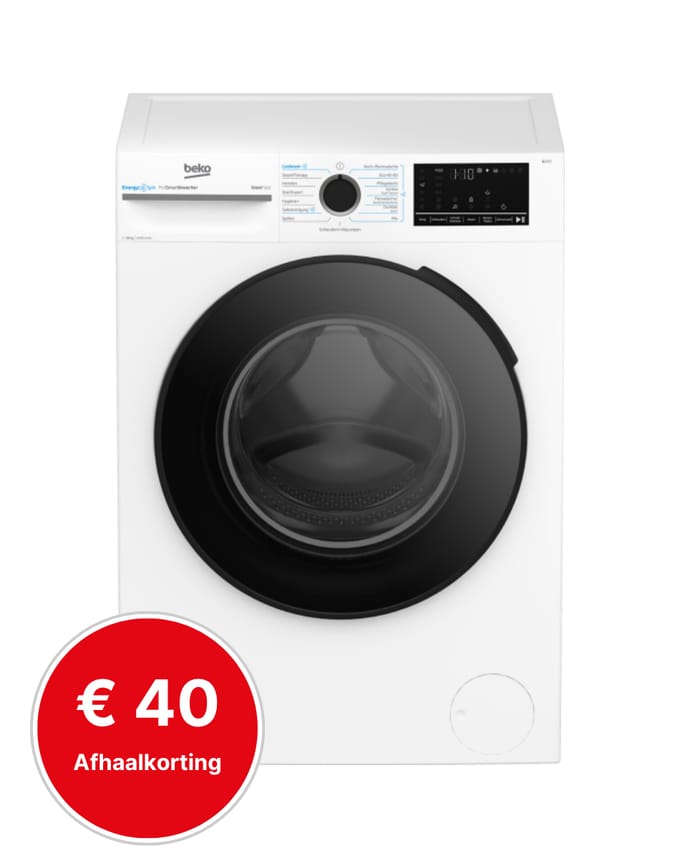 Beko Bm3wfu41041a – Wasmachine 10 Kg – 1400 Tpm – Stoomfunctie  DUITS frontpaneel