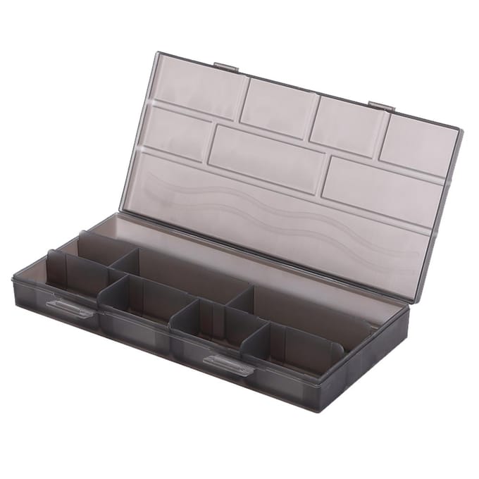 8 cellen haarstylingaccessoires pinnen organizer schaar kam haarspeld opbergdoos lege manicure grijs