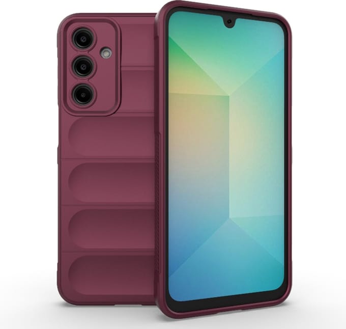 Hoesje geschikt voor Samsung Galaxy A16 - Techsuit Magic Shield Silicone Back Cover - Bordeaux