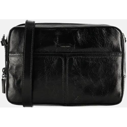 Claudio Ferrici Pelle Vecchia Shoulder Bag black V