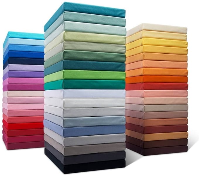Hoeslaken Jersey Plus 200x200/220 Naturel 35cm dik Hoekhoogte