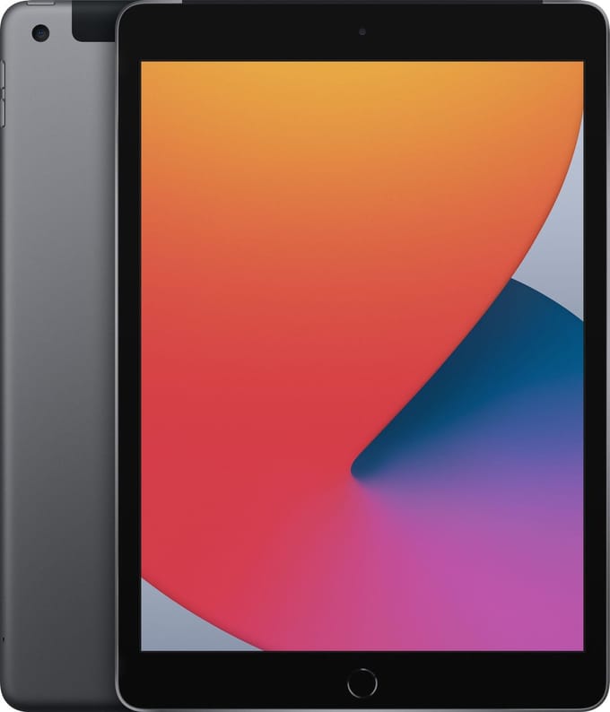 Apple iPad (2020) - 10.2 inch - WiFi + 4G - 32GB - Spacegrijs
