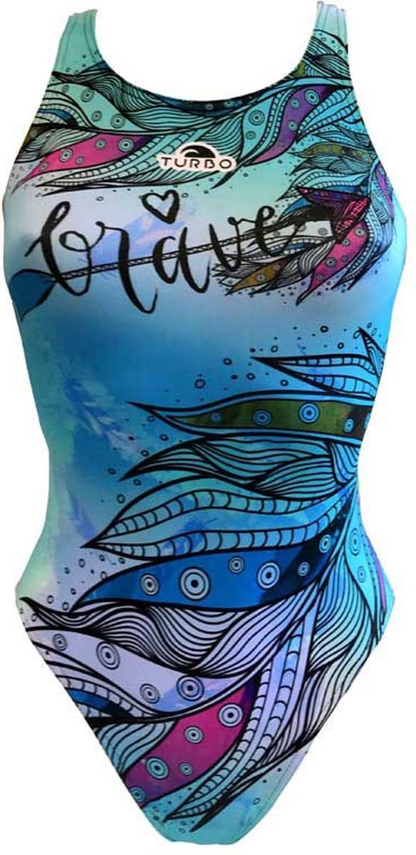 Turbo Brave Zwemkleding Blauw 2XL Vrouw