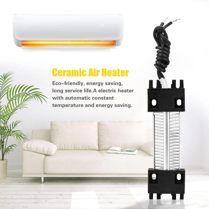 12V 100W Geïsoleerde PTC Keramische Luchtverwarmer PTC Verwarmingselement white