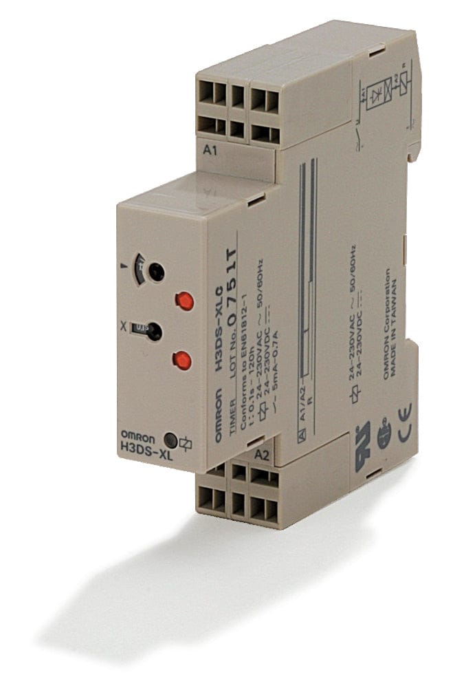 Omron H3DS Multifunctionele DIN Rail Timer 24-230V - H3DS8011F