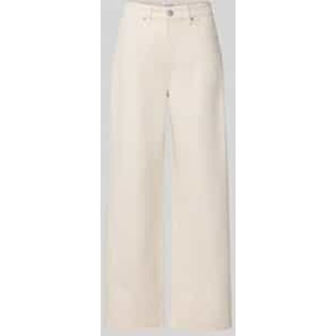 straight fit jeans van puur katoen