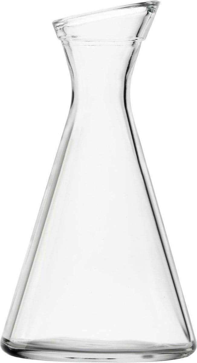 Glazen karaf Pisa 0,25L - Water, wijn, limonade - Elegant en compact 17,1 cm