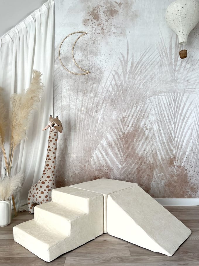 3 Speel Elementen - Zachte Blokken - Foam Blokken - Moje - Soft Velvet Ecru