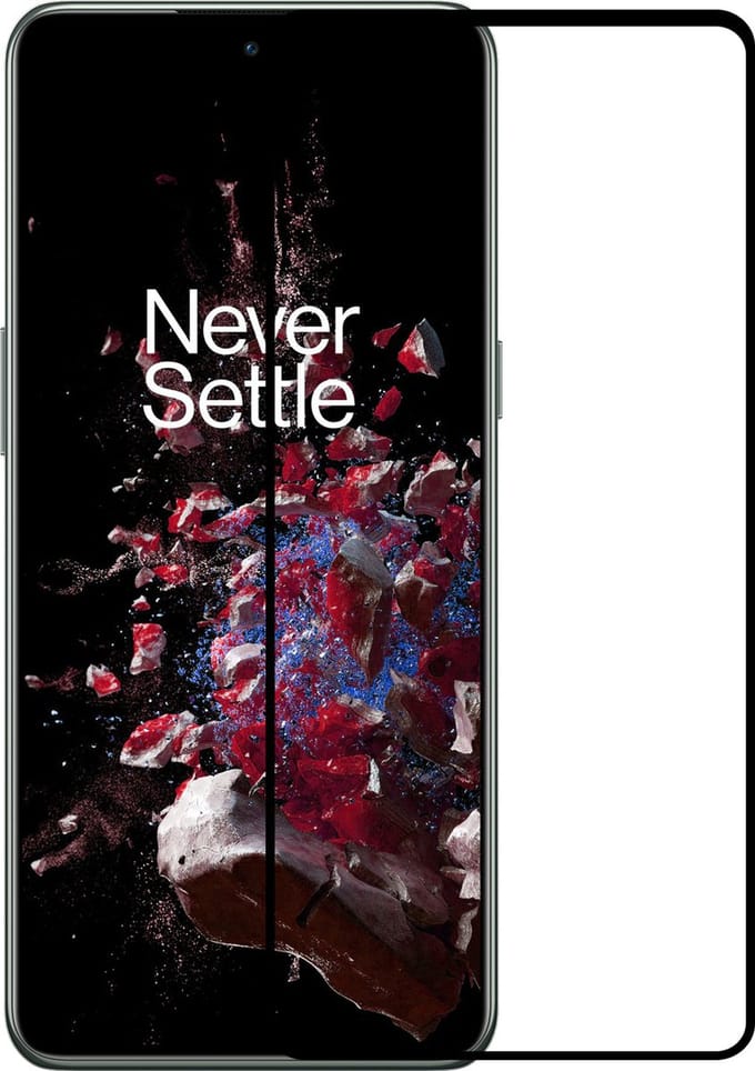 Screenprotector - Geschikt voor OnePlus 10T - Full Cover - Beschermglas - Gehard Glas - Tempered Glass - Screen Protector