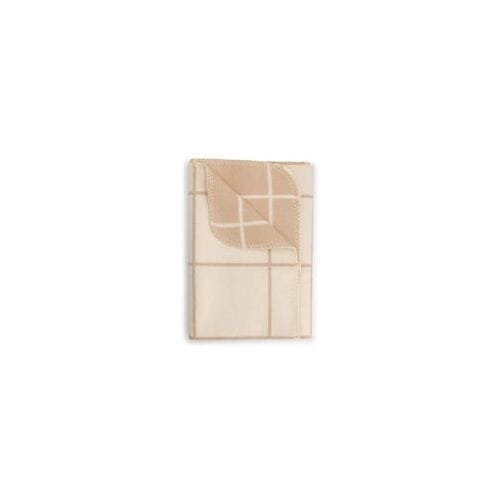Meyco Prénatal ledikantdeken check Ivory White unisex