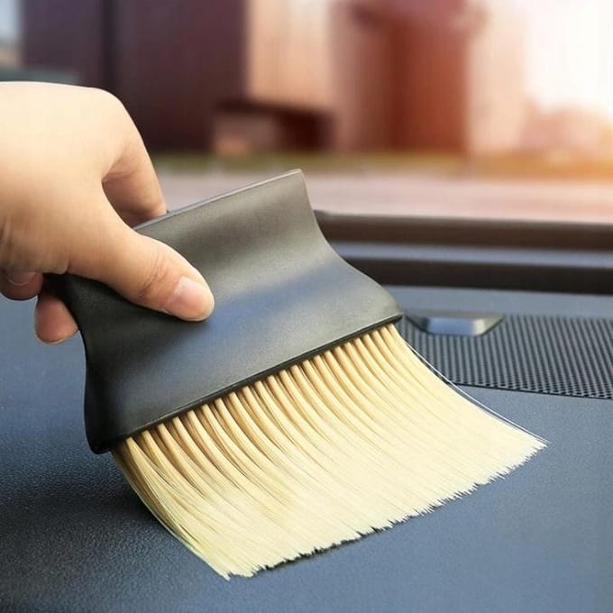 Auto Interieur Poetsborstels Set - 2 Stuks voor Detail Reiniging