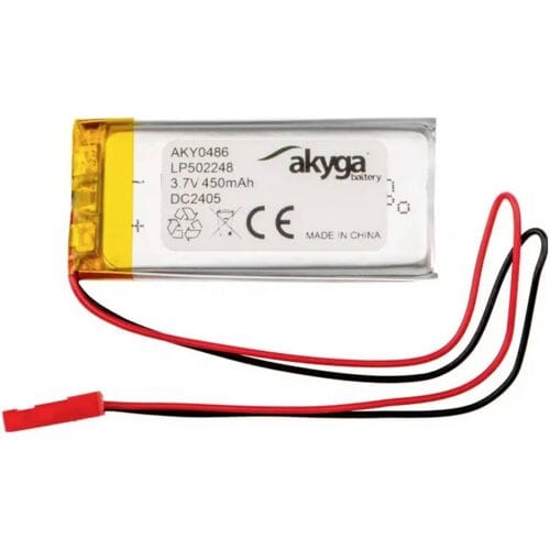 Akyga LP502248 Accupack Batterijgrootte: Speciaal LiPo 3.7 V 450 mAh