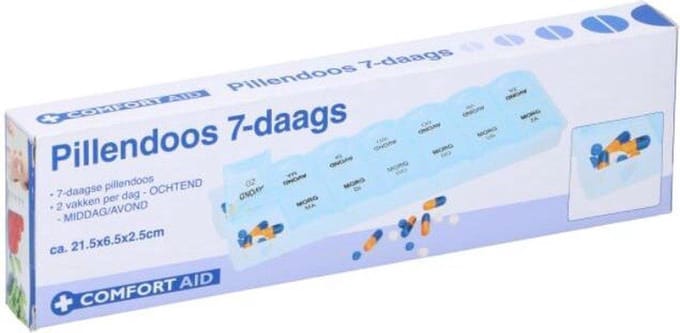 Pillendoosje - 7 dagen - Ochtend en avond - Medicatiedoos