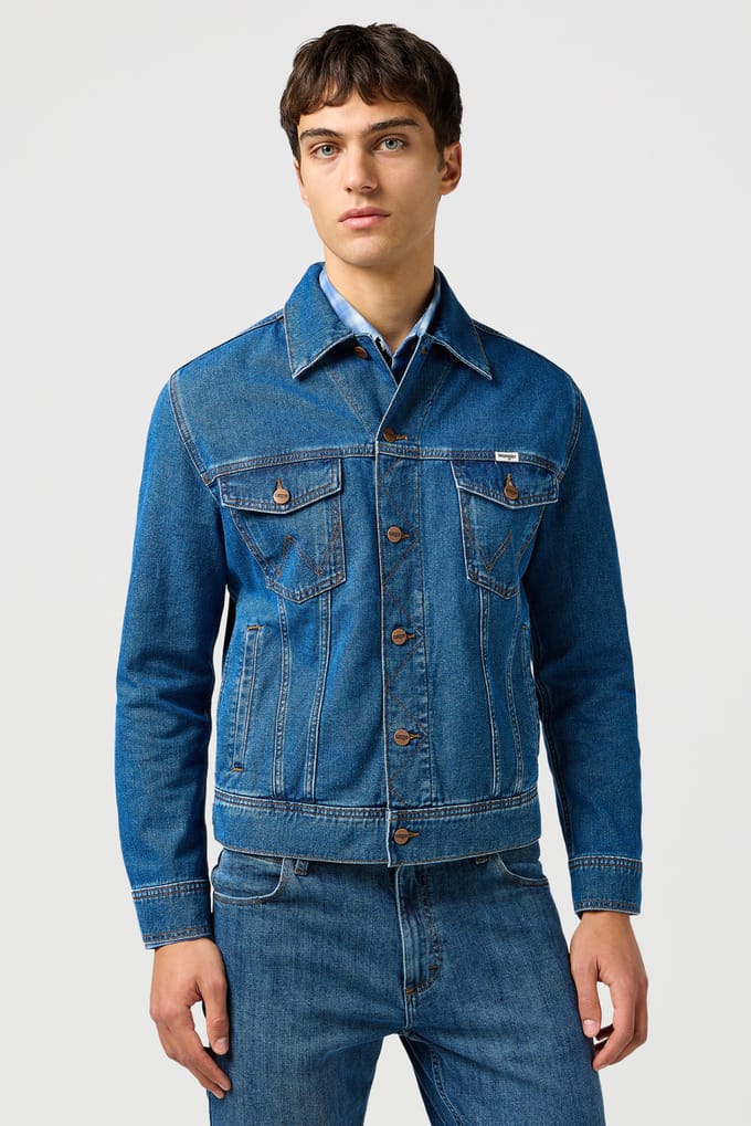 Wrangler denim jack stonewash