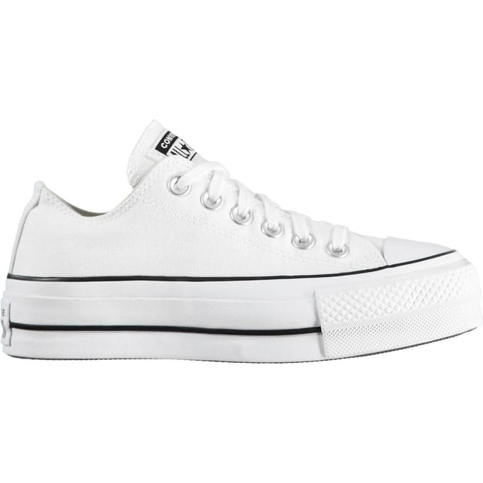 Converse Dames/Dames Chuck Taylor Canvas Platform Schoenen (Wit, Zwart)