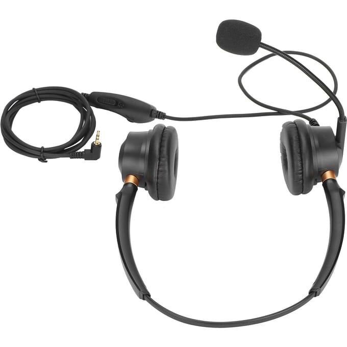 H600D‑2.5‑MV Klantenservice Headset Ondersteuning Volume Aanpassing Telefoon Headset met Ruis