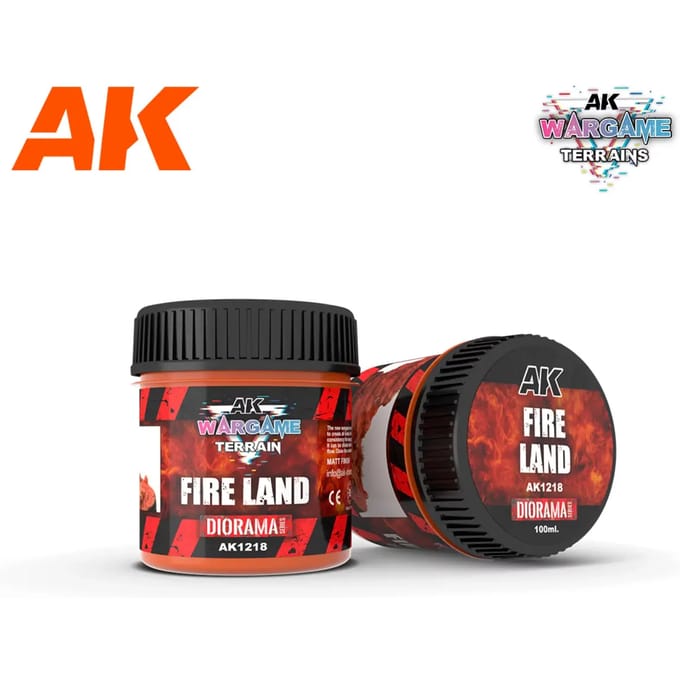 Verf - Textuur AK Interactive Battle Grounds Fire Land
