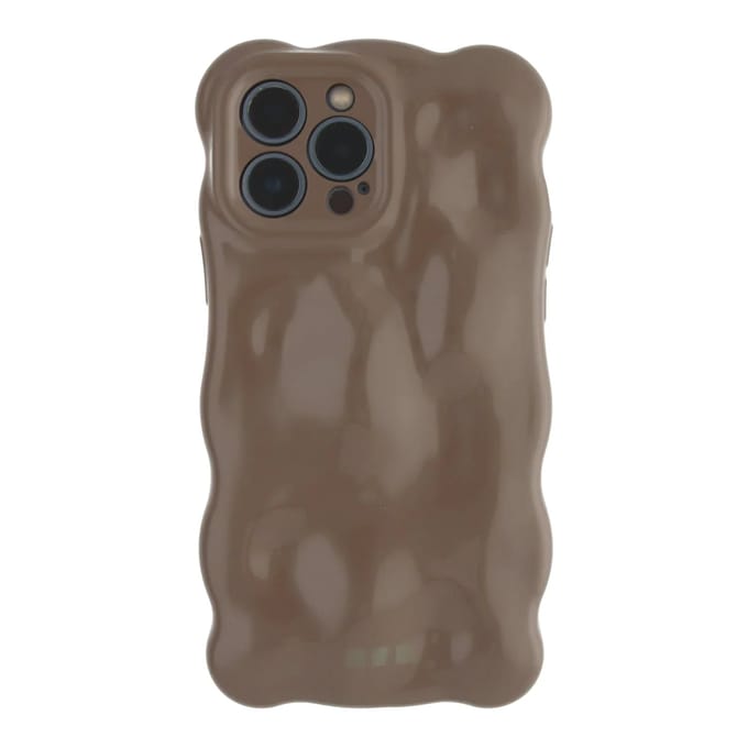 123watches hoesje Bubble - lichtbruin - Siliconen, TPU - iPhone 16 Plus