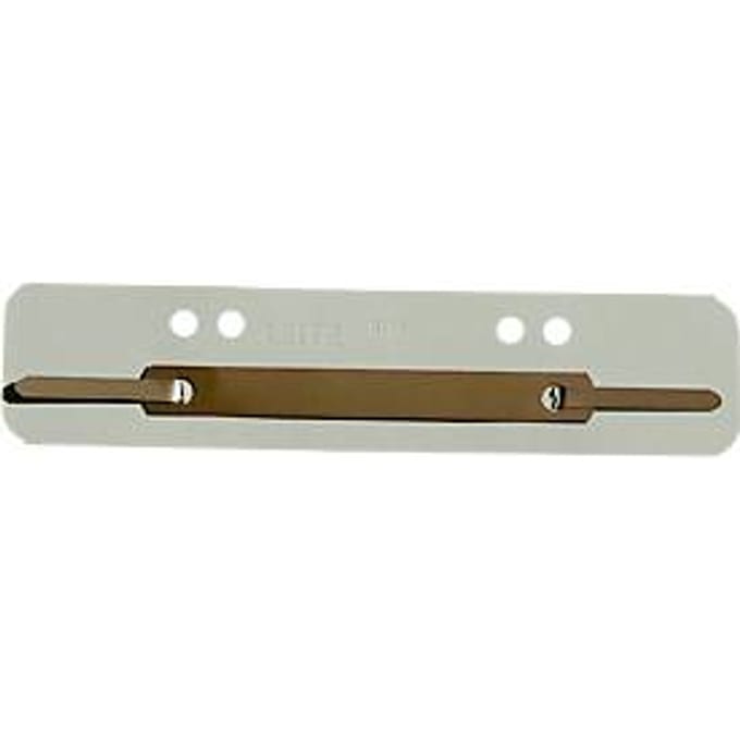 LEITZ® hechtstroken, karton, A4, 25 stuks, grijs