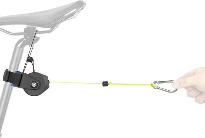 Fiets sleeptouw - Elastisch koord - Kinderen fietsen - Verstelbaar steuntouw - 200-230 cm - Veelkleurig