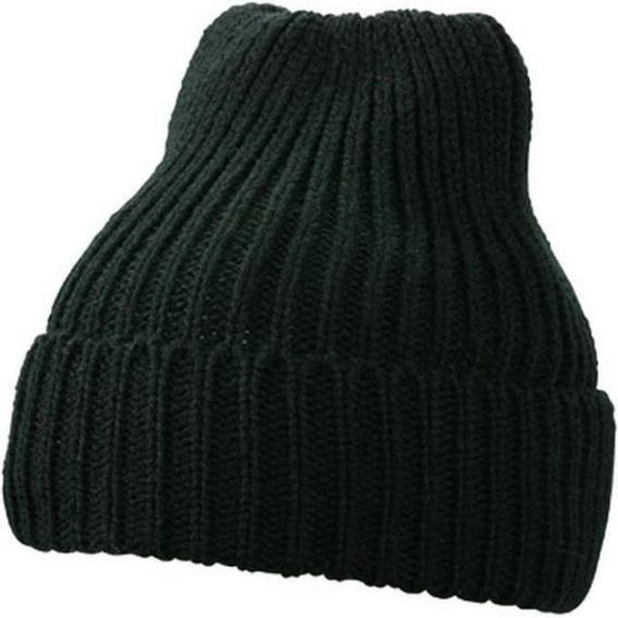 Myrtle Beach - Unisex Warm Gebreide Muts (Zwart)